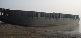 Flat Top Barge 82 mt x 25 mt - 15 t / m2